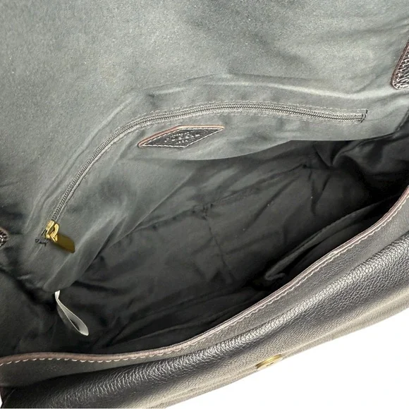 Fossil Black Cow Hide Leather Crossbody/Shoulder Bag - Picture 7 of 9